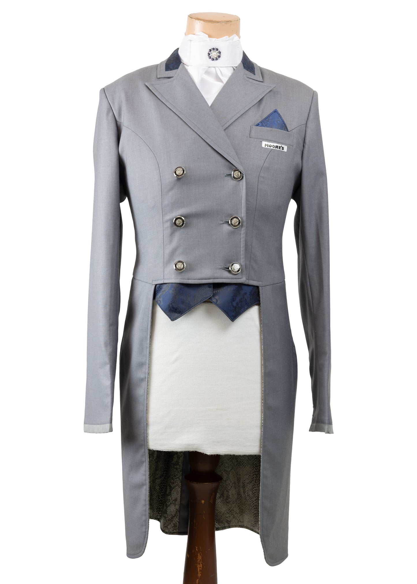 New Season - MRW Ladies Grey Stretch Dressage Tailcoat