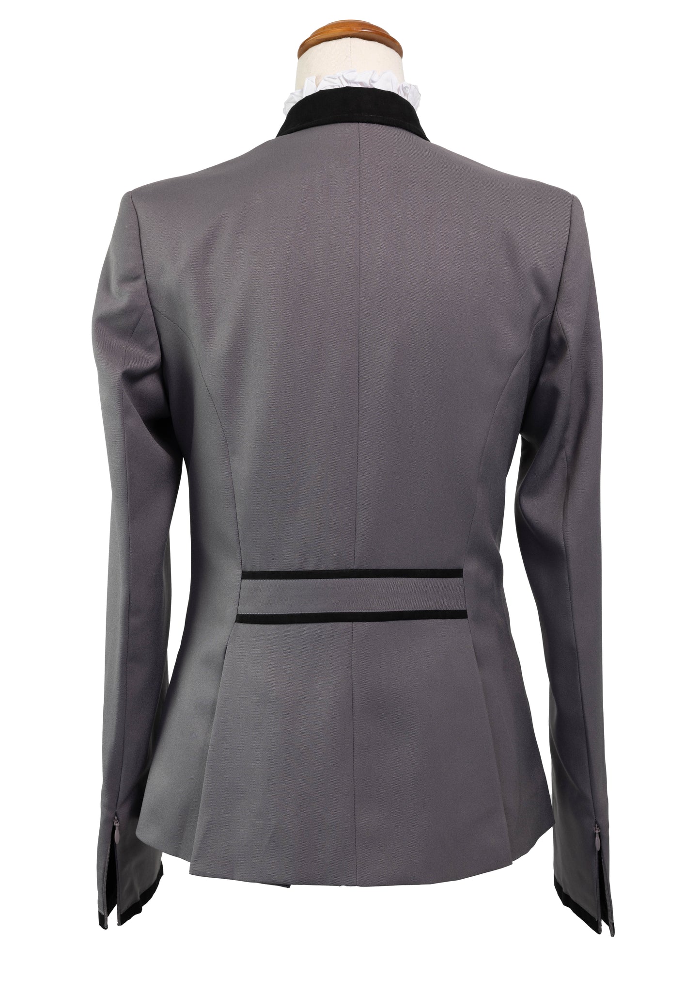 Gunmetal Grey - Ladies Stretch Jacket with Black detail