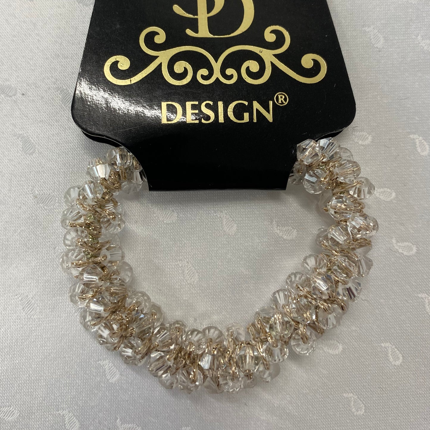 SD® Sara scrunchie Clear Crystal