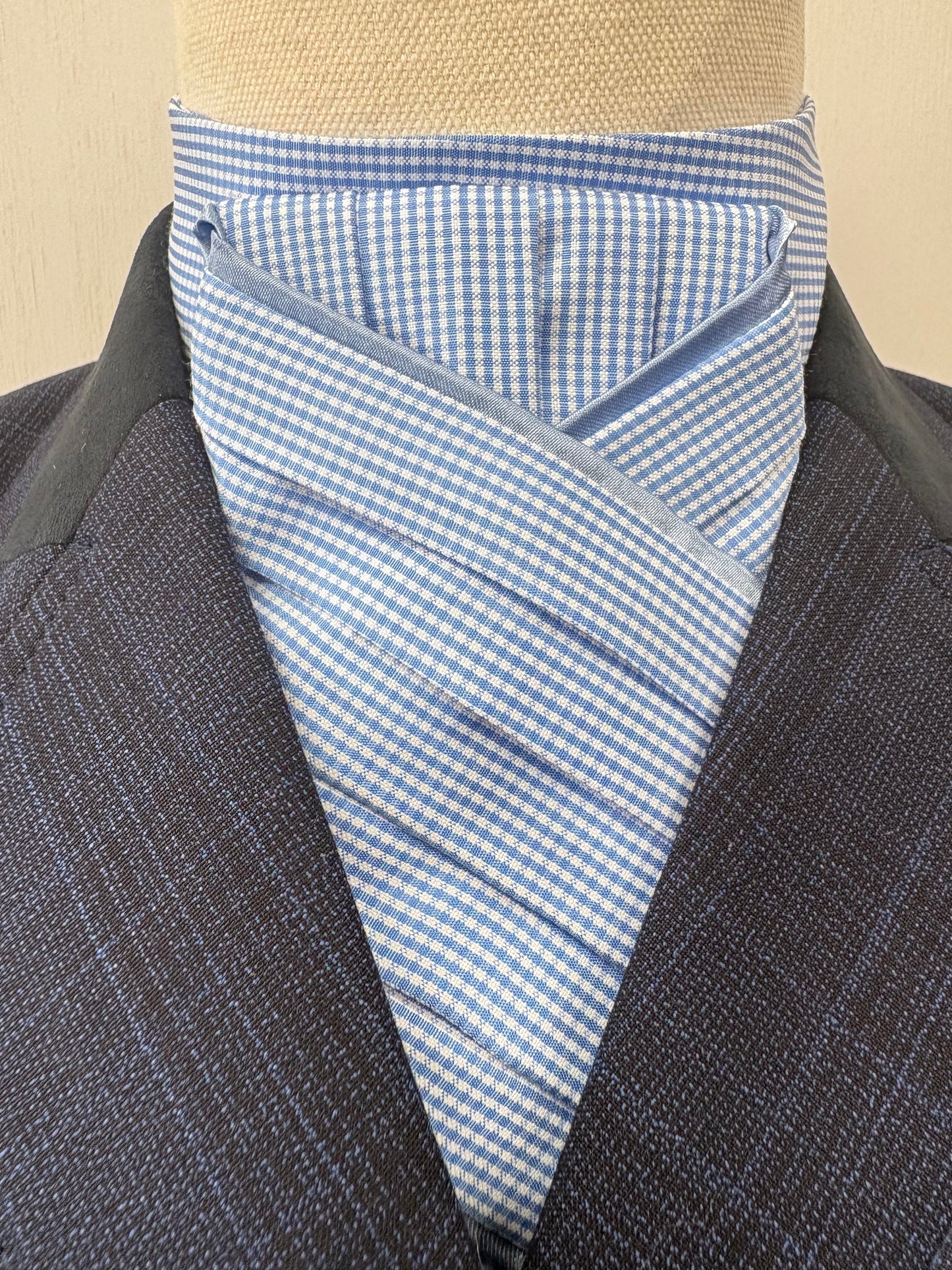 Blue Pre-tied Stock PTS006