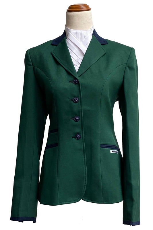 New Style Emerald Green Stretch with Navy Detail
