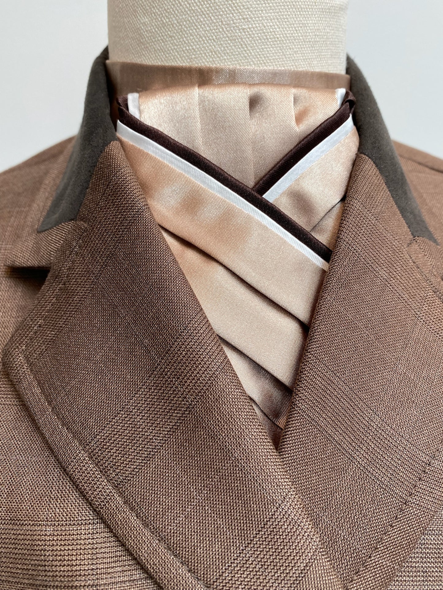 Mocha Pre-tied Stock PTS52