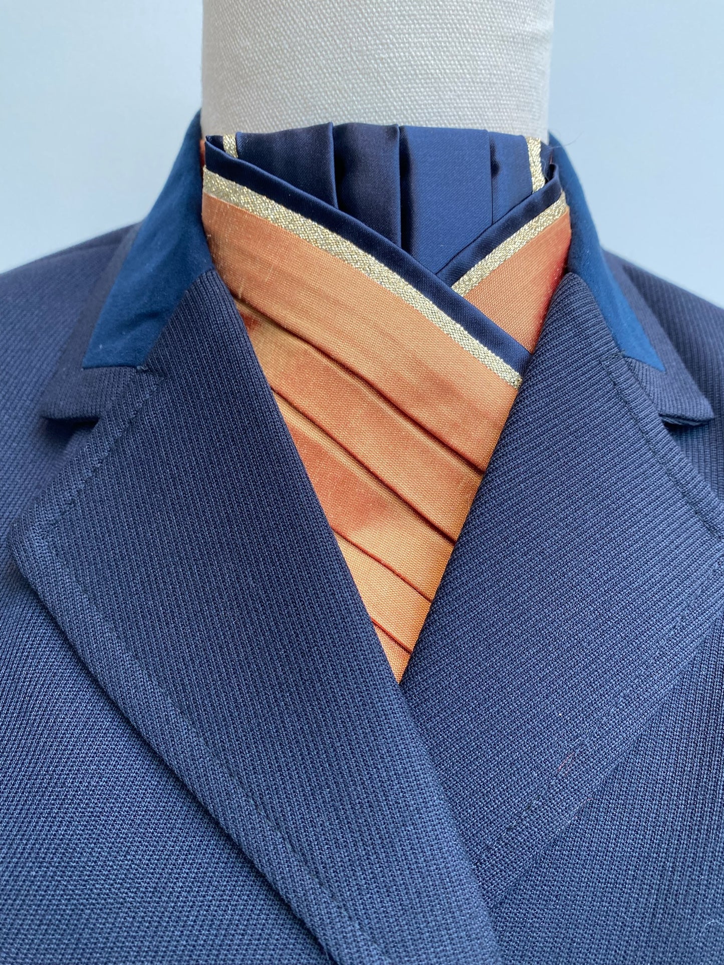 Rust/Orange Pre-tied Stock PTS72