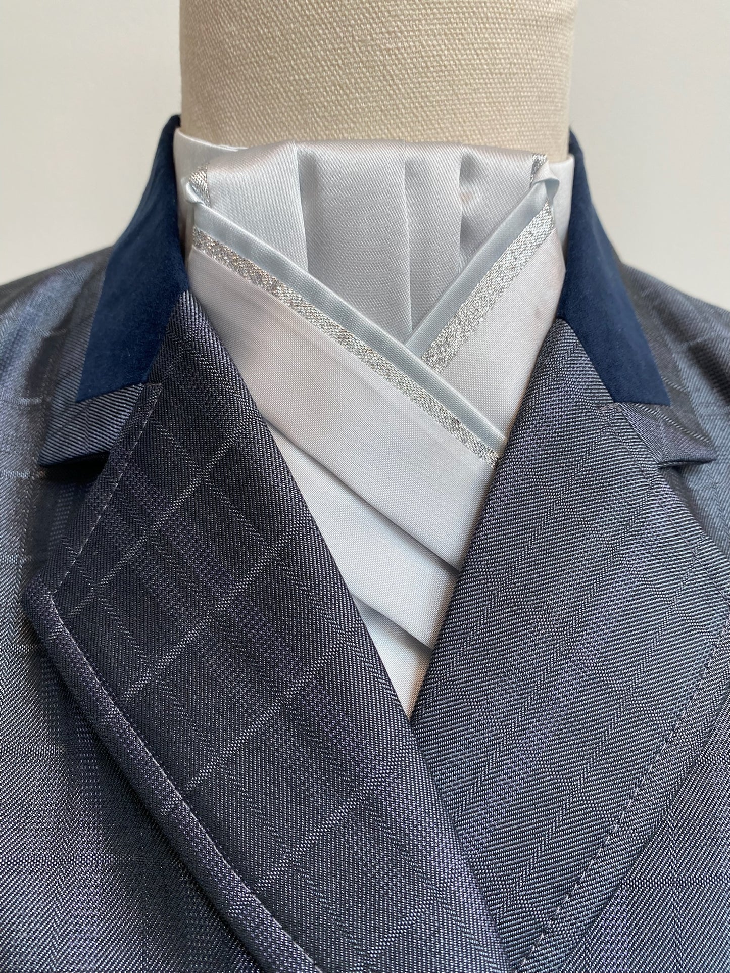 Grey Pre-tied Stock PTS45