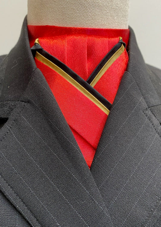 Red Pre-tied Stock PTS65