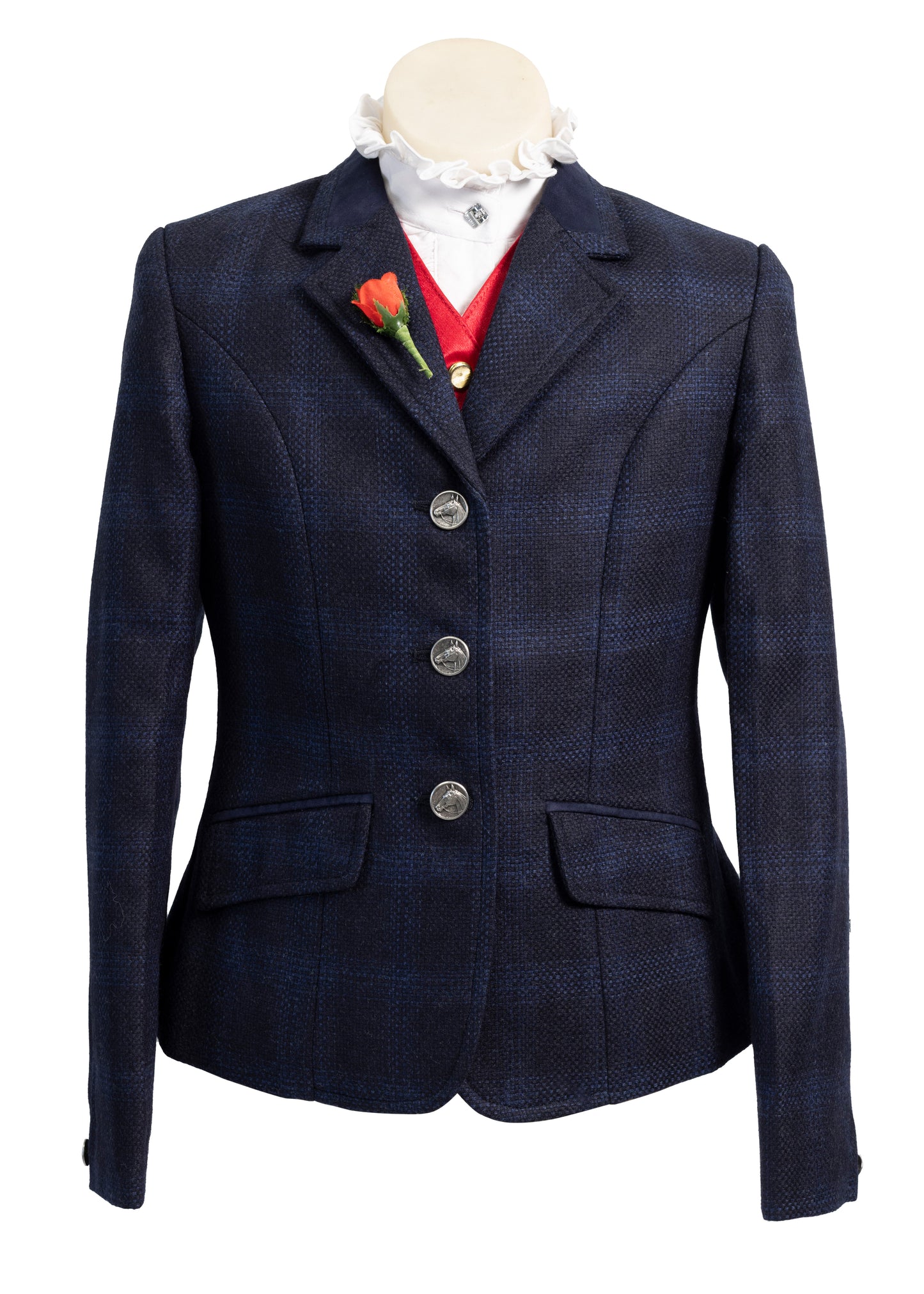 5 - 2025 Childrens Dark Navy Tweed with Subtle Hues of Mid Blue Jacket