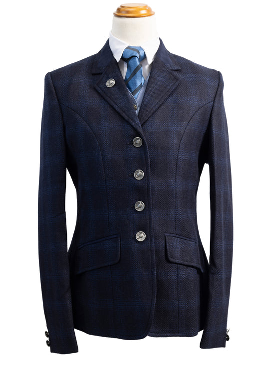07 - 2025 Ladies Dark navy tweed with subtle hews light blue jacket