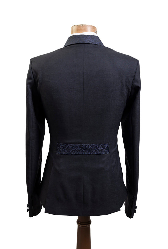 The Versailles Collection: Midnight Navy Stretch Jacket