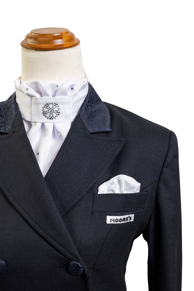 The Versailles Collection: Ladies Navy Stretch Dressage Tailcoat