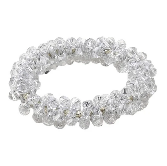 SD® Nathalie scrunchie Silver