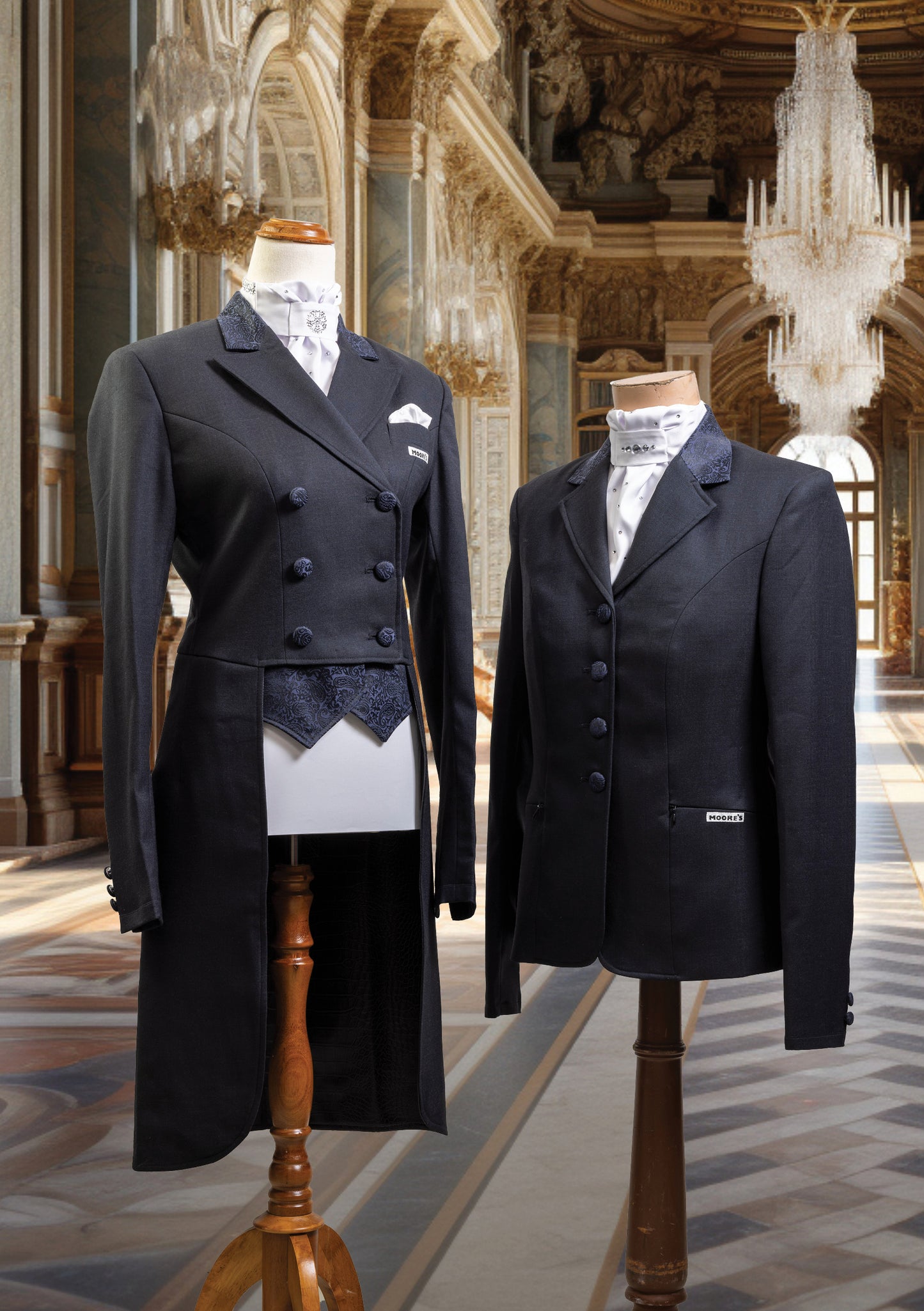 The Versailles Collection: Midnight Navy Stretch Jacket