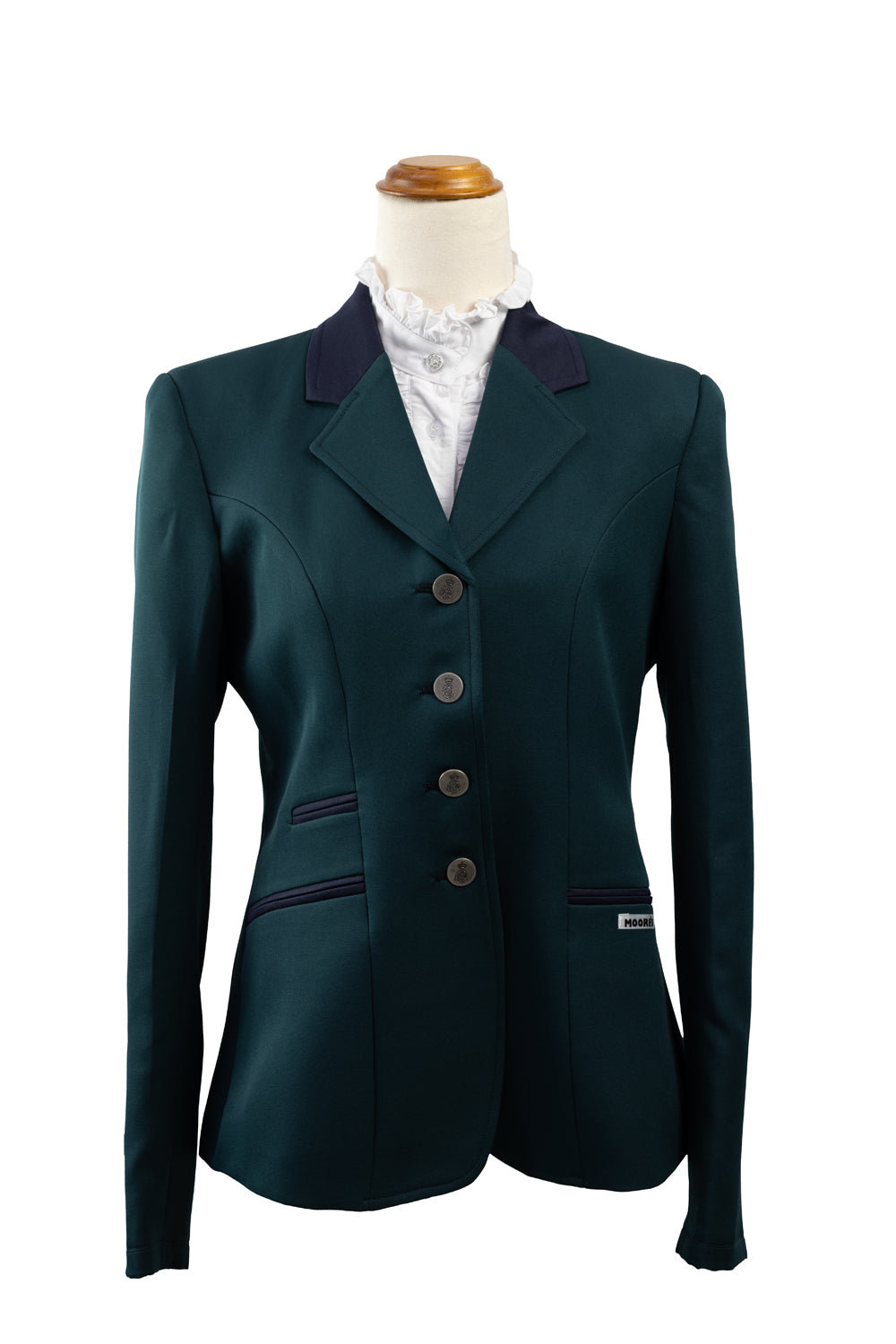 Bottle Green - Ladies Stretch Jacket with Navy detail