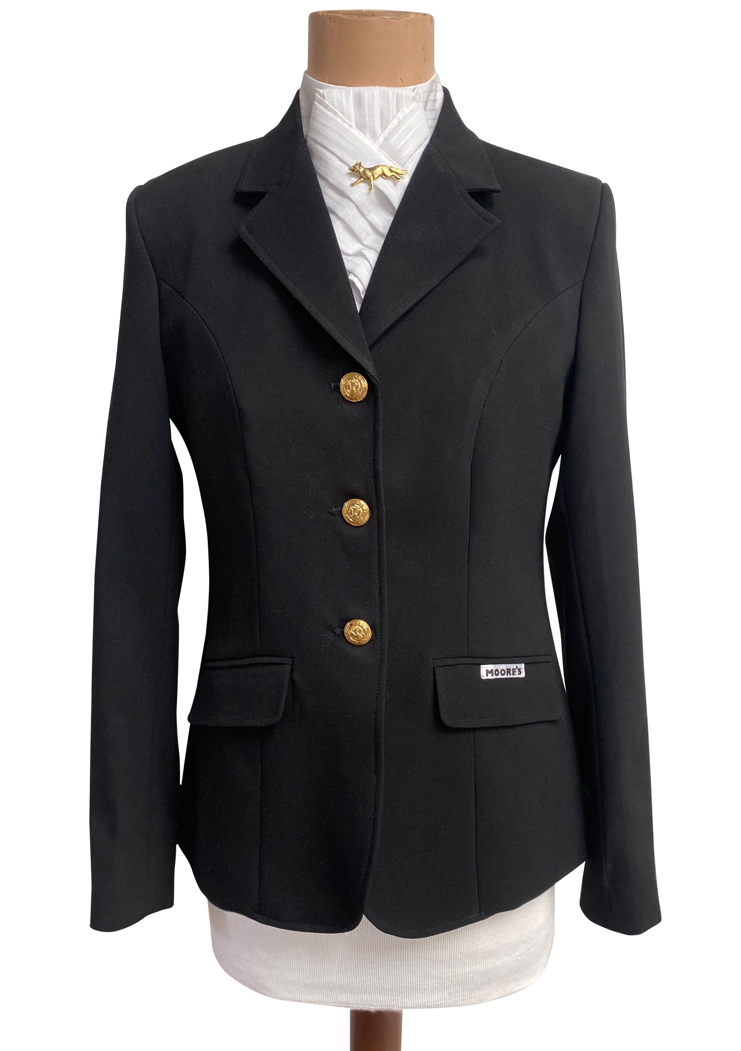 Ladies Black Midweight Hunt Jacket