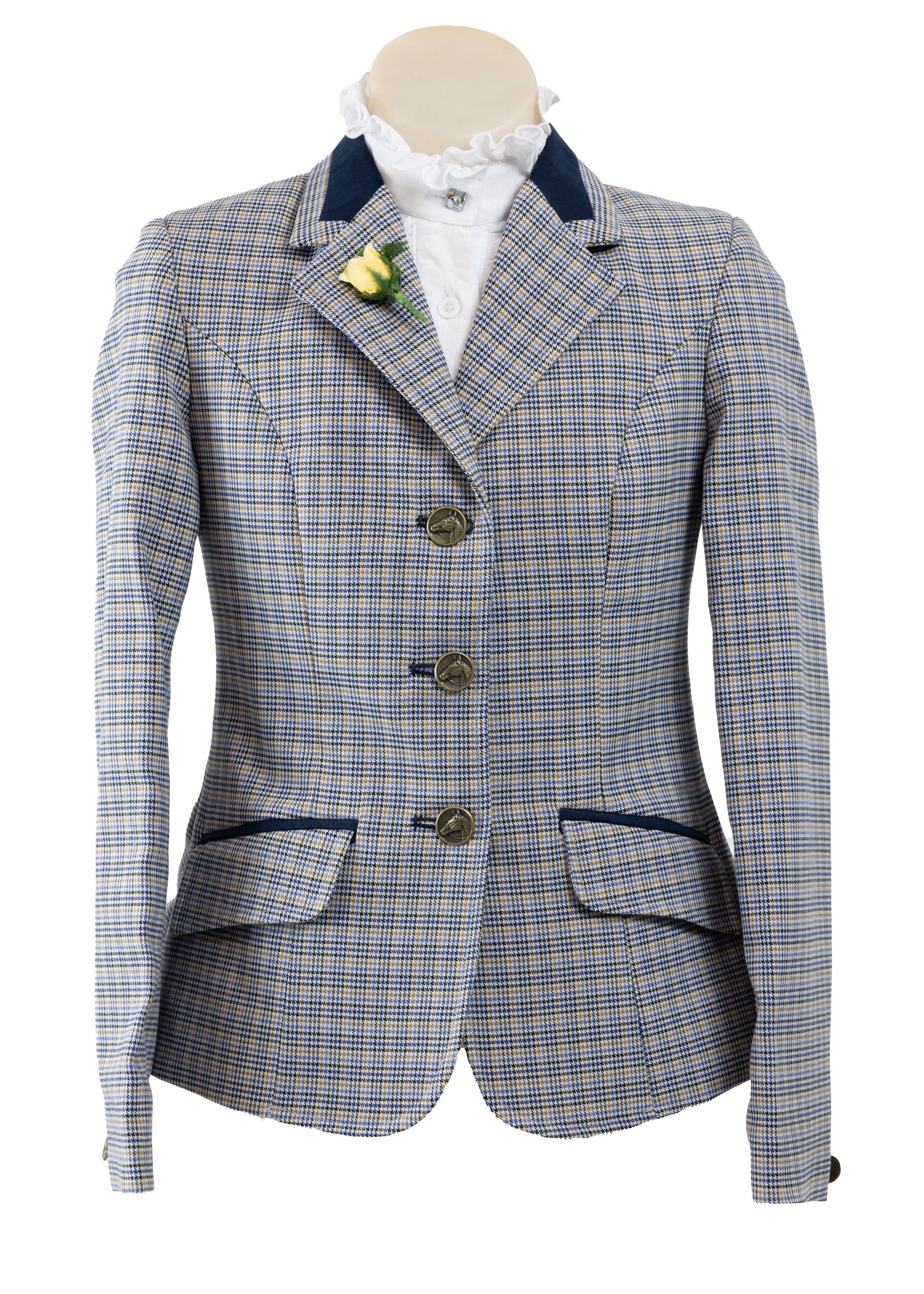 Baby blue tweed discount jacket