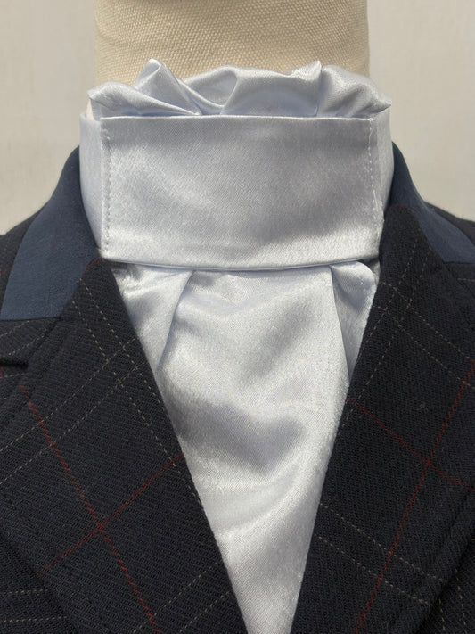 White Pre-tied Dressage Stock DPTS33