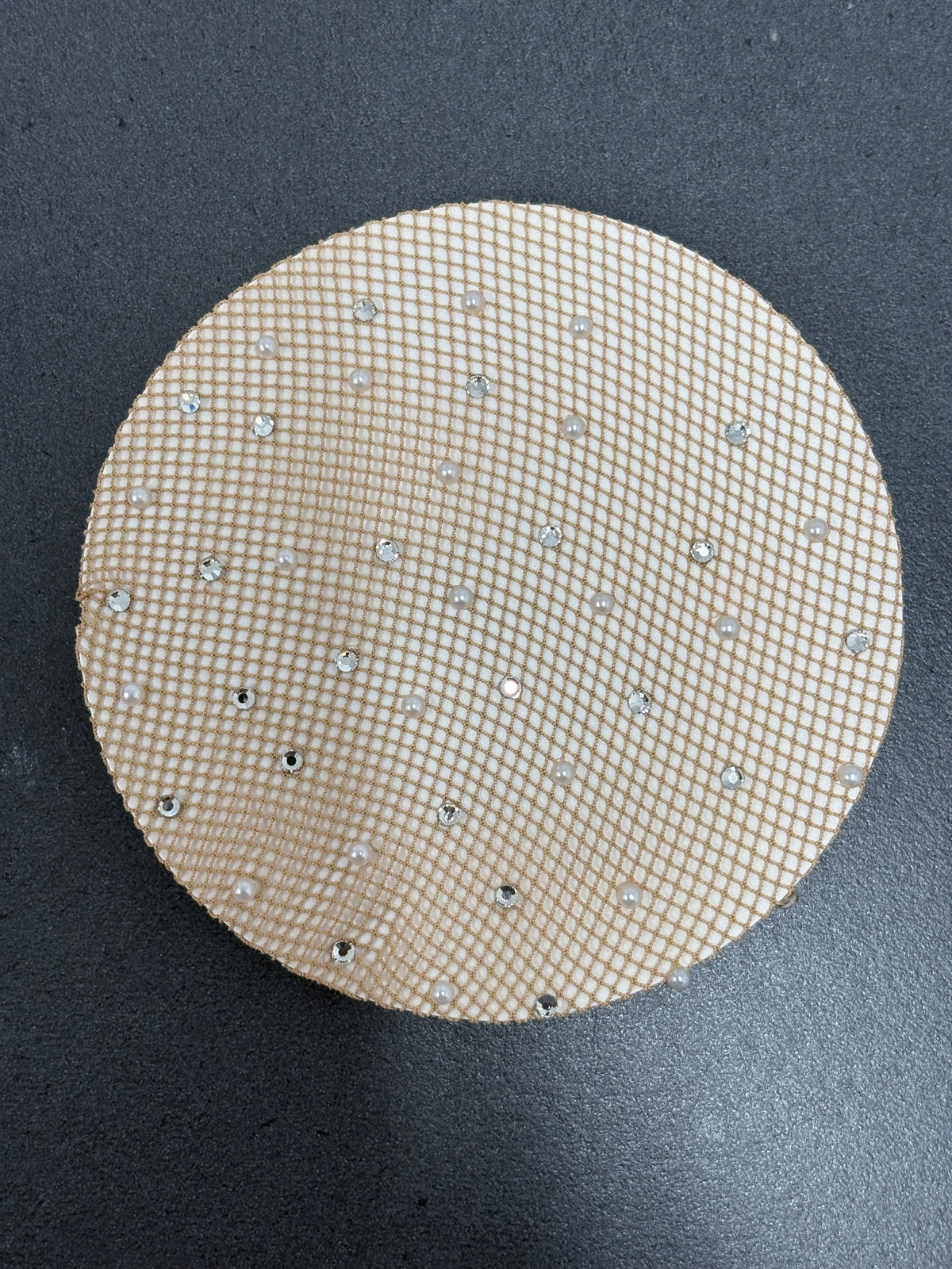 Zafina Fine Blonde Mesh Bun Net with pearls or crystals