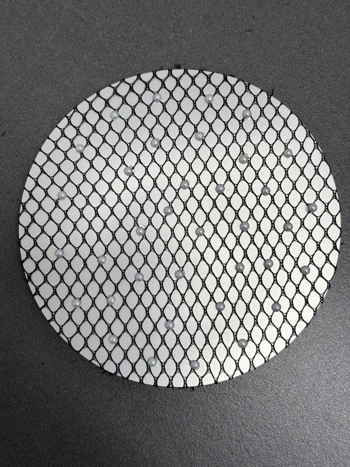 Zafina Black Fine Mesh Bun Net with pearls or crystals