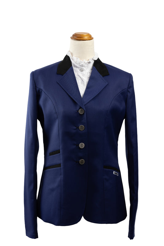 New Style Ladies Royal Blue with Black detail Stretch Jacket