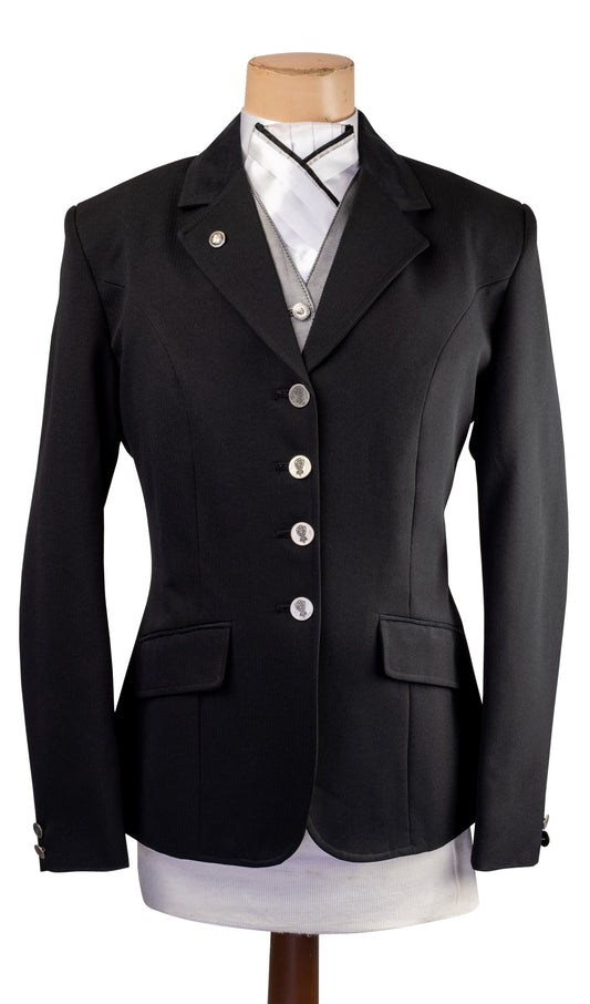 20 - 2022 Ladies Black Show Jacket with Stretch Fabric